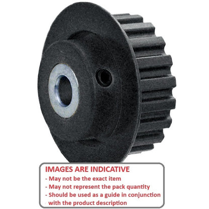 1169684 | P-030H-060-090SF-PP-GAI-120 (Each) --- Metric Timing Pulleys - 60 tooth - 9x12 mm 3mm Pitch - Plastic Pulley