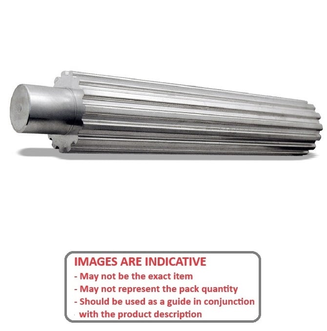 1162682 | P-080H-050-200A --- Metric Timing Stock Pulleys - 50 tooth - 200x127.27 mm - Aluminium