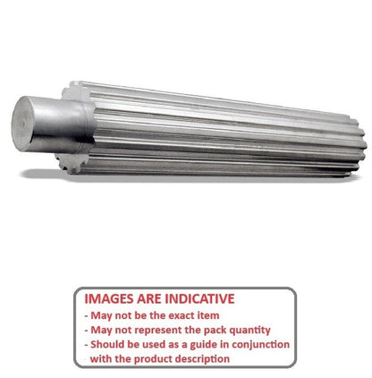 1151247 | P-080H-038-250A --- Metric Timing Stock Pulleys - 38 tooth - 250x96.72 mm - Aluminium