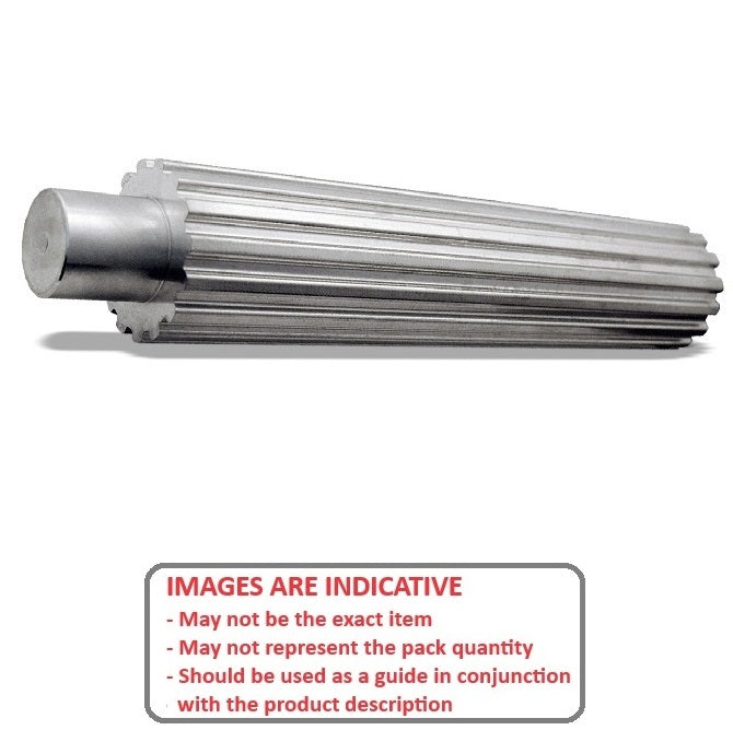 1117609 | P-XL-018-200A --- Inch Timing Stock Pulleys - 18 tooth - 200x29.1 mm - Aluminium