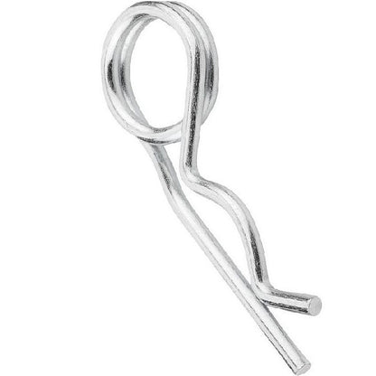 1082835 | RCL-080-153-ZD (100 Pcs) --- Double Coil R Clips - 8x153 mm - Zinc Plated Clip