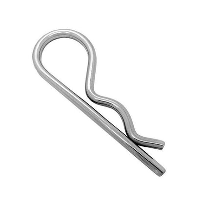 1060083 | RCL-040-086-S4 (Pack of 50)  --- Single Coil R Clips - 4x86 mm - 304 Stainless Steel Clip