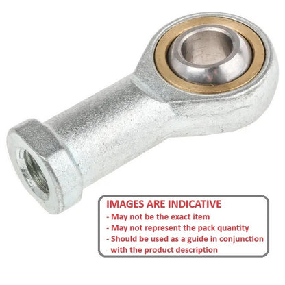 1045964 | REF-030-L-CB --- Female Rod Ends - 3x27 mm - M3x0.5 Left - Bronze Lined Steel Rod End