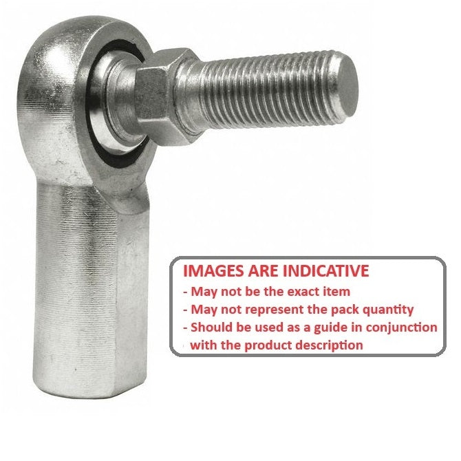 1059161 | SPF3SRS --- Female Rod Ends - 4.764 - 14.28x11.1 mm - Steel with Nylon Seat Rod End