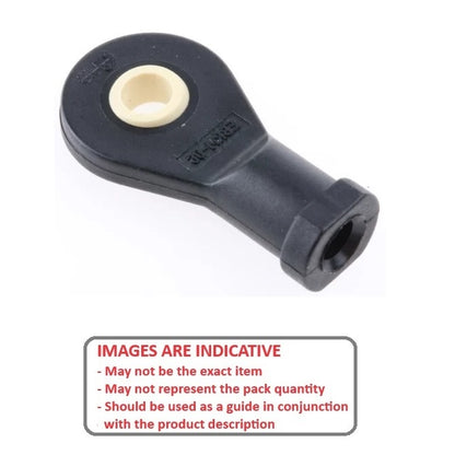 1058770 | REF-048-R-PP --- Female Rod Ends - 4.763x34.9 mm - 10-32 UNF Right - Plastic Rod End