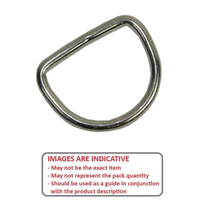 1133087 | BA-760RS --- D Rings - 25.4x5.283 mm - - - Nickel Plated Steel Ring