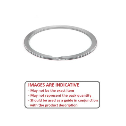 1182195 | RS-275-S02 (Pack of 500)  --- External Retaining Rings - 69.85x1.25x67.57 mm Spiral Rings - Stainless Steel 302/304 Similar to A2, 18-8 Spiral Ring