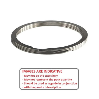 1133184 | RRN-100-S02 (5 Pcs) --- Internal Retaining Rings - 25.4x1.07x27.08 mm - Stainless Steel 302/304 Similar to A2, 18-8