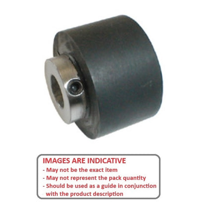 1161225 | RR1135RS --- Drive Rollers - 50.8x15.88x9.55 mm - Neoprene Rubber Roller