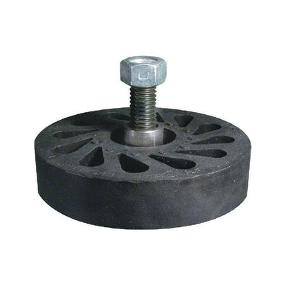 1186756 | RR-412RS --- Durasoft Stud Mount Rollers - 101.6 mm 1/2-13 UNC - 12.7mm - 35.814 mm - Neoprene Rubber Roller