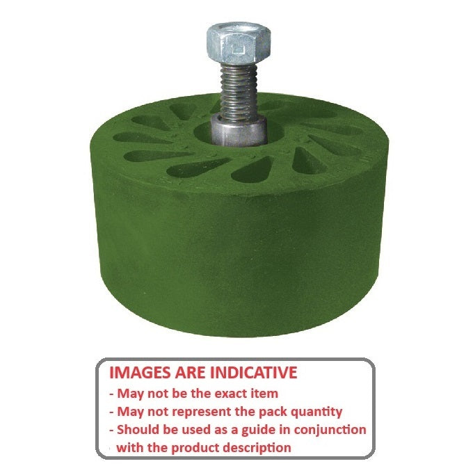1169006 | RR-444RS --- Durasoft Stud Mount Rollers - 63.5 1/2-13 UNC - 12.7mm - 35.814 mm - Urethane Roller