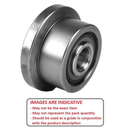 1168878 | CCF945RS --- Flanged Rollers - 63.5x39.675x19.05 mm - Steel Roller