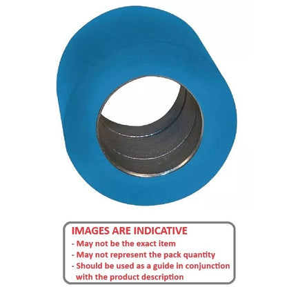 1149557 | RR-1171RS --- Solid Shaft Mount Rollers - 38.1x31.75 - 22.28 - 22.35 Bonded Insert - Urethane Roller