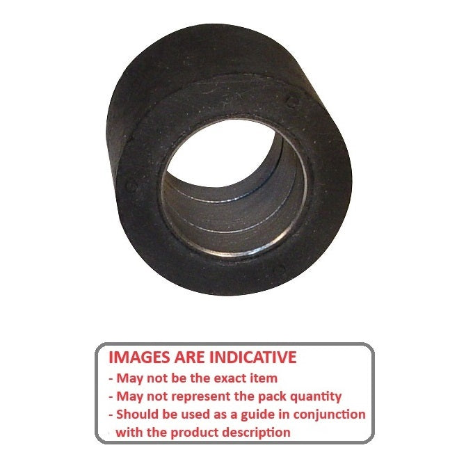 1149560 | RR-1142RS --- Solid Shaft Mount Rollers - 38.1x31.75 - 22.28 - 22.35 Bonded Insert - Neoprene Rubber Roller