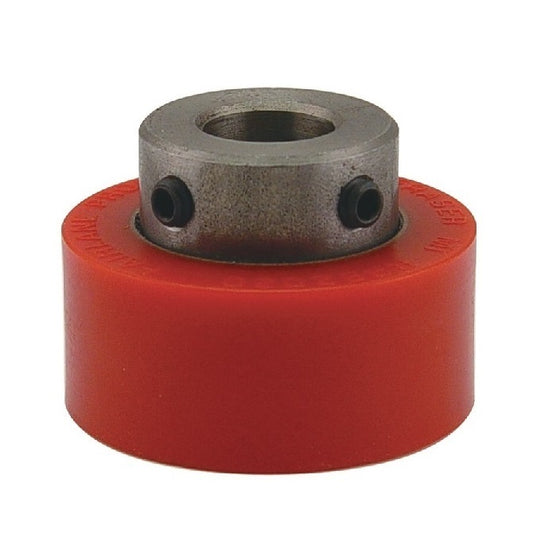 Solid Shaft Mount Rollers - 63.5x49.28 - 19.08 - 19.20 - Urethane