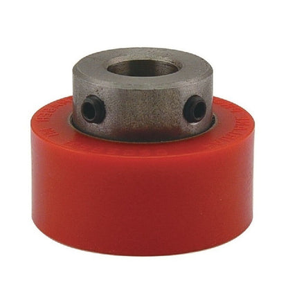 1186694 | RR-391RS --- Solid Shaft Mount Rollers - 101.6x23.37 - 19.08 - 19.20 Coloured Urethane - Urethane Roller