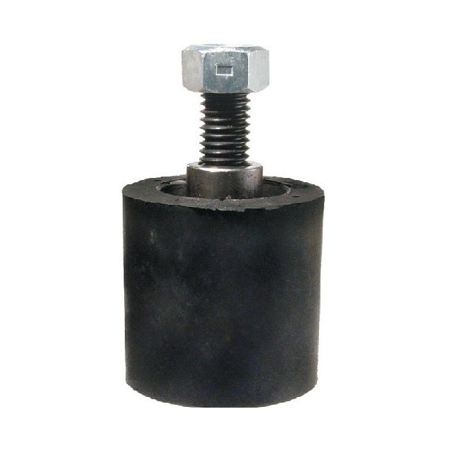 Solid Stud Mount Rollers - 101.6x49.28 - 1/2-13 UNC -12.7mm- - Neoprene Rubber