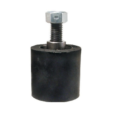 Solid Stud Mount Rollers - 101.6x49.28 - 1/2-13 UNC -12.7mm- - Neoprene Rubber