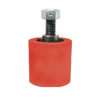 Solid Stud Mount Rollers - 50.8x49.28 - 1/2-13 UNC -12.7mm- - Urethane
