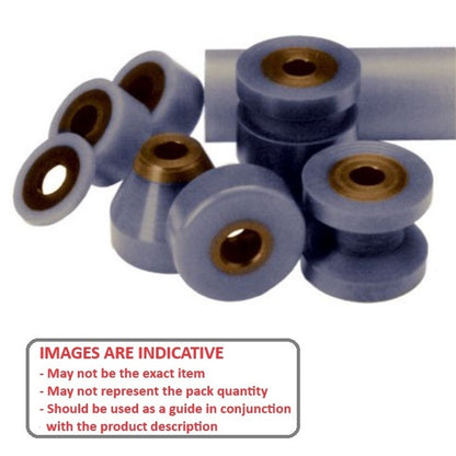 1172560 | AU70RS (Each) --- Urethane Lengths Rollers - 63.5x304.8x19.05 mm - Polyurethane Roller