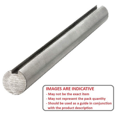 1110950 | 0R-0159-0914-MS-T50-K --- Mild Steel Shafting - 15.875x914 mm  Shaft