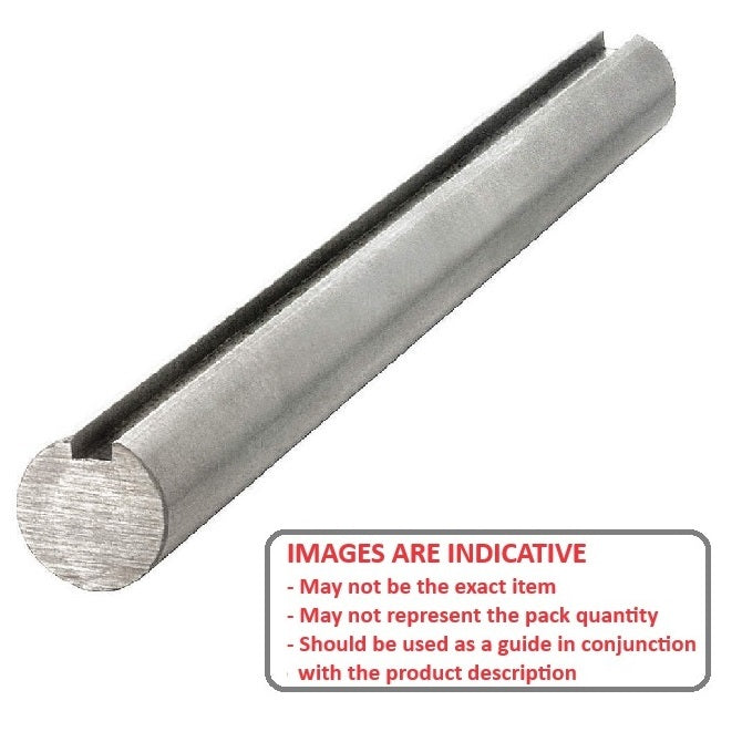 1120637 | 0R-0191-0912-CKW --- Keyed Carbon Steel Shafting - 19.05x912 - 4.763 x 2.381 - Steel C1018 Cold drawn Shaft
