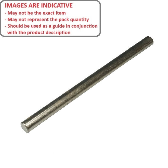 1088446 | 0R-0095-0300-SS302 --- Round Rod - 9.53x304.8 mm - 302  - Stainless Steel 302 Similar to A2, 304, 18-8