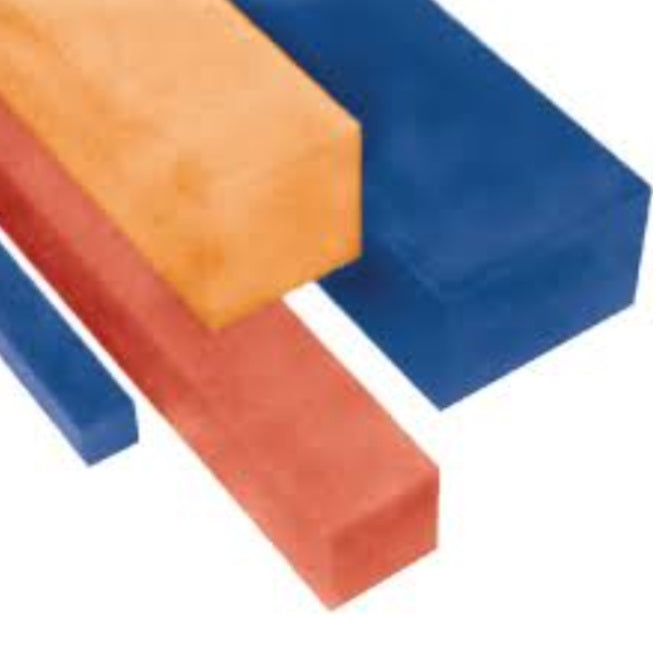 Square Bar Rod - 19.05 mm - 1219 - Polyurethane 95A