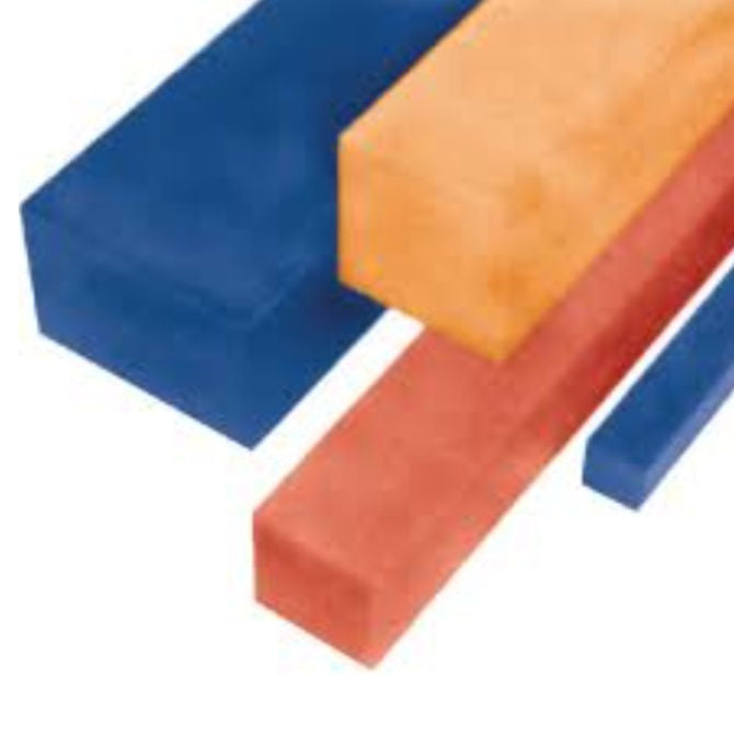 1161720 | 4R-0508-1219-U80O --- Square Bar Rod - 50.8 mm - 1219 - Polyurethane 80A