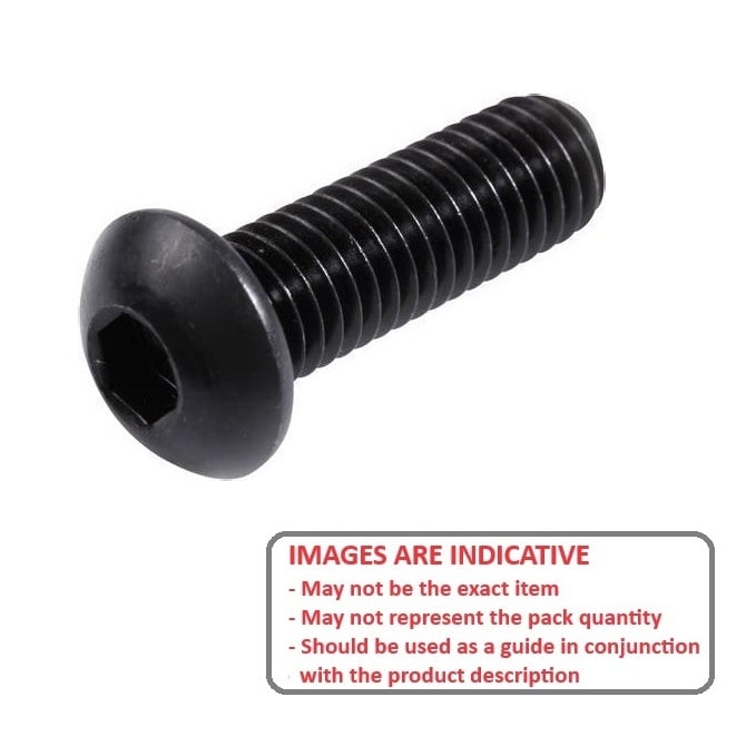 1057458 | SC048C-019-B-SK-C (20 Pcs) --- Button Screws - 10-24 UNC -4.76mm- 19.1 mm - Alloy Steel