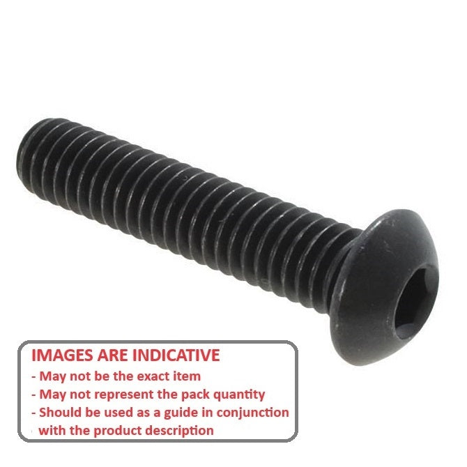 1059388 | SC048C-038-B-SK-C (50 Pcs) --- Button Screws - 10-24 UNC -4.76mm- 38.1 mm - Alloy Steel