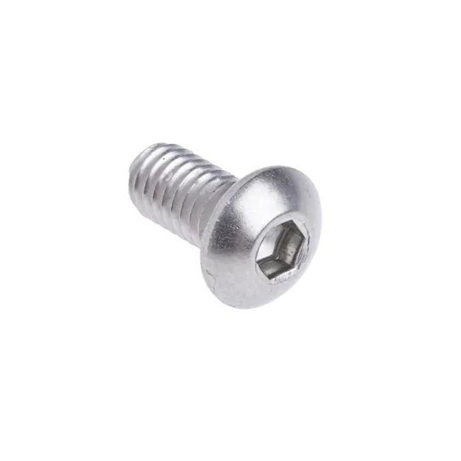 1060837 | SC048F-010-B-SK-S4 (10 Pcs) --- Button Screws - 10-32 UNF -4.76mm- 9.5 mm - 304 Stainless