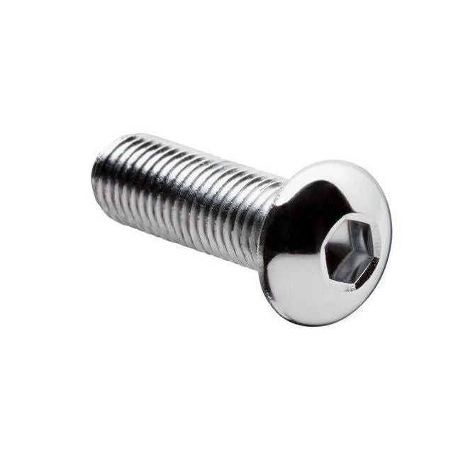 1081485 | SC080M-025-B-SK-S6 (10 Pcs) --- Button Screws - M8 -8x1.25mm- 25 mm - 316 Stainless