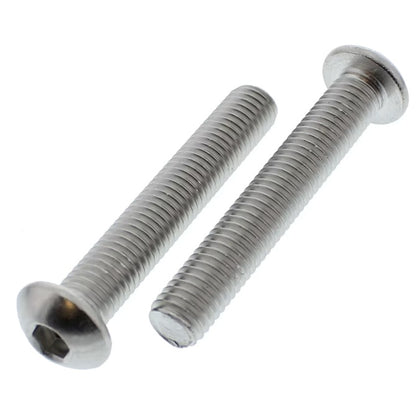 1040736 | SC022C-019-B-SK-S4 (50 Pcs) --- Button Screws - 2-56 UNC - 2.18mm - 19.1 mm - 304 Stainless Socket Screw
