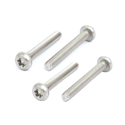 1038383 | SC019F-010-B-TX-S4 (50 Pcs) --- Button Screws - 1-72 UNF - 1.85mm - 9.5 mm - 304 Stainless Torx Screw