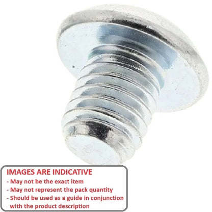 1052346 | SC040M-008-B-SK-CZ (100 Pcs) --- Button Screws - M4 -4x0.7mm- 8 mm - Zinc Plated Steel