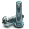 Button Screws - M6 - 6x1mm - 30 mm - Zinc Plated Steel Socket