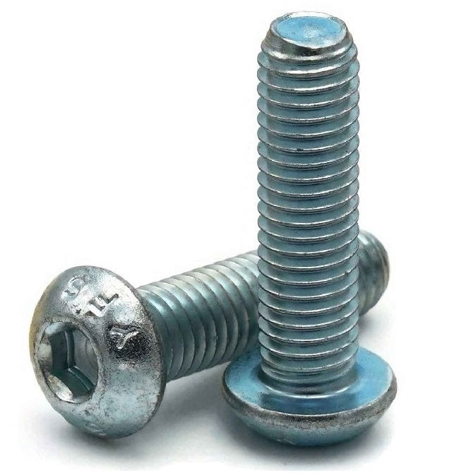 Button Screws - M5 -5x0.8mm- 45 mm - Zinc Plated Steel