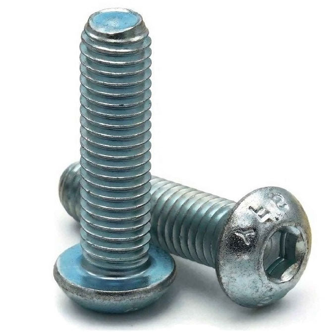 1087093 | SC095C-064-B-SK-CZ (50 Pcs) --- Button Screws - 3/8-16 UNC -9.53mm- 63.5 mm - Zinc Plated Steel