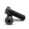 Low Head Socket Screws - M4 - 4x0.7mm - 16 mm - High Tensile Steel / Black Oxide Carbon Steel