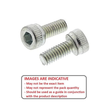 1039360 | SC020M-006-C-SK-CZ (50 Pcs) --- Socket Cap Screws - M2 - 2x0.4mm - 6 mm - Zinc Plated Steel Screw