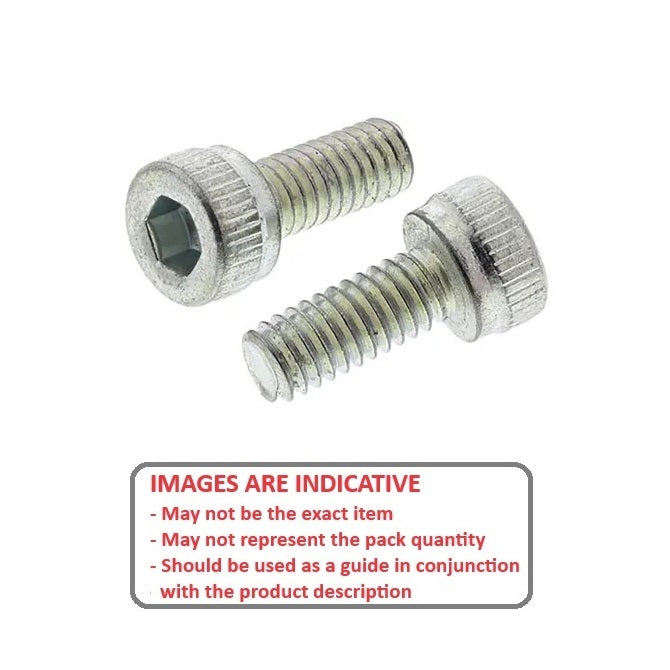 1039211 | SC020M-005-C-SK-CZ (50 Pcs) --- Socket Cap Screws - M2 - 2x0.4mm - 5 mm - Zinc Plated Steel Screw