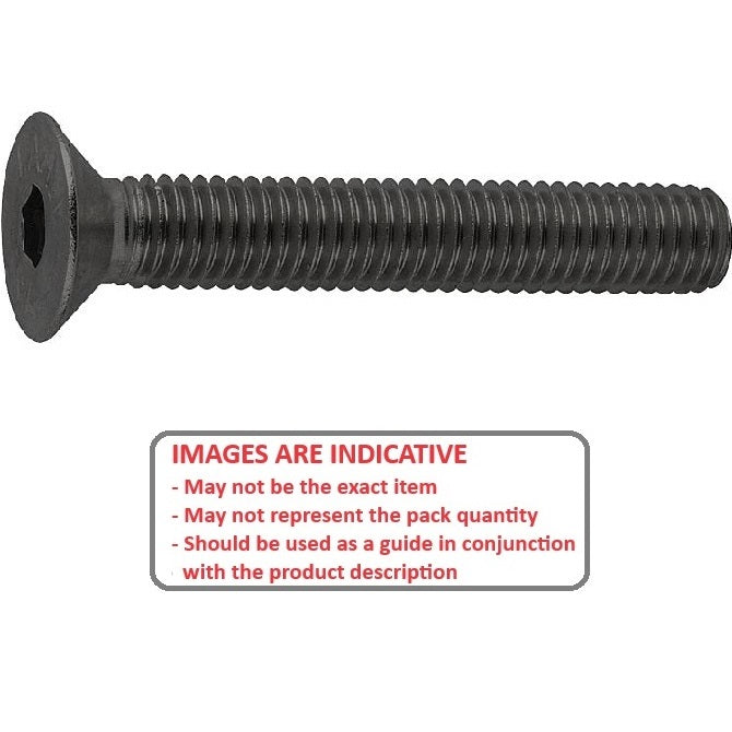 1077707 | SK079C-102-SK-C (50 Pcs) --- Countersunk Screws - 5/16-18 UNC -7.94mm- 101.6 mm - High Tensile Steel / Black Oxide