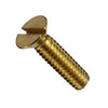 Countersunk Screws - M4 - 4x0.7mm - 16 mm - Brass Slotted