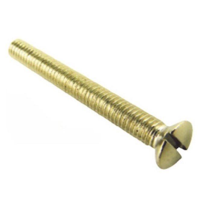 Screws - Countersunk - Slotted - Brass