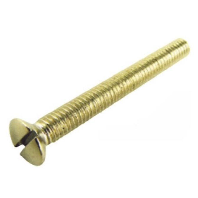 1069552 | SK064W-032-SL-BR (100 Pcs) --- Countersunk Screws - 1/4-20 BSW -6.35mm- 31.8 mm - Brass