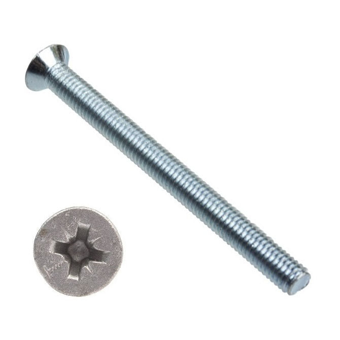 1054005 | SK040M-035-PZ-CZ (100 Pcs) --- Countersunk Screws - M4 -4x0.7mm- 35 mm - Zinc Plated Steel
