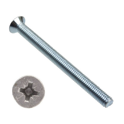 1054005 | SK040M-035-PZ-CZ (100 Pcs) --- Countersunk Screws - M4 -4x0.7mm- 35 mm - Zinc Plated Steel