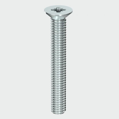1045921 | SK030M-025-PZ-CZ (100 Pcs) --- Countersunk Screws - M3 - 3x0.5mm - 25 mm - Zinc Plated Pozidrive Screw
