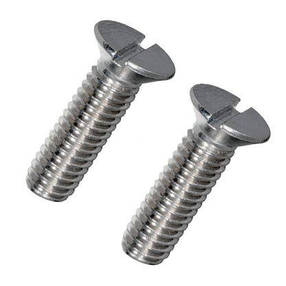 1042024 | SK025M-008-SL-CZ (100 Pcs) --- Countersunk Screws - M2.5 - 2.5x0.45mm - 8 mm - Zinc Plated Slotted Screw